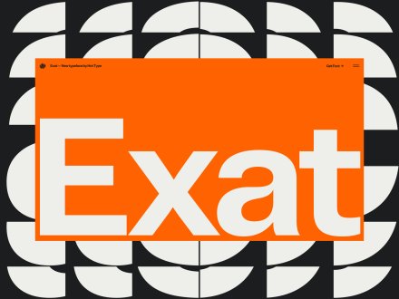 Exat typeface